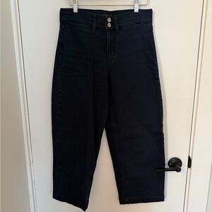 Banana Republic High-Rise Wide-Leg Crop Pants